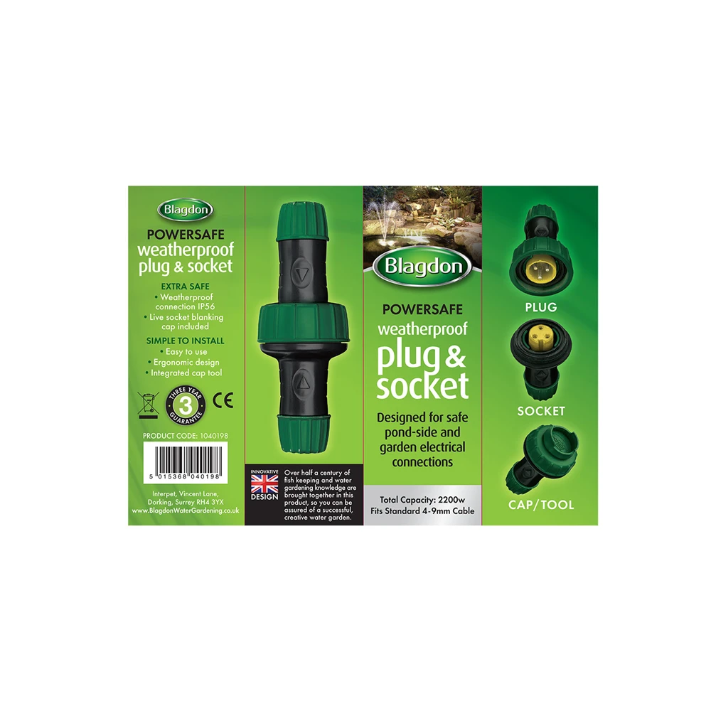 Blagdon Weatherproof Plug And Socket Connector - Image 2