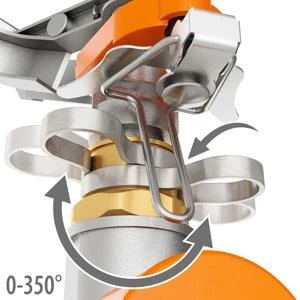 Claber Impact Sprinkler On Metal Spike - 9623 - Image 5