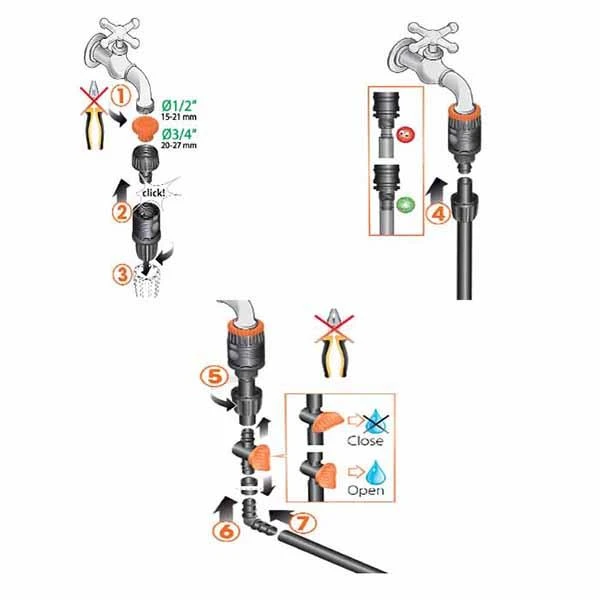 Claber Terrazzo Irrigation Drip Kit - 90772 - Image 3