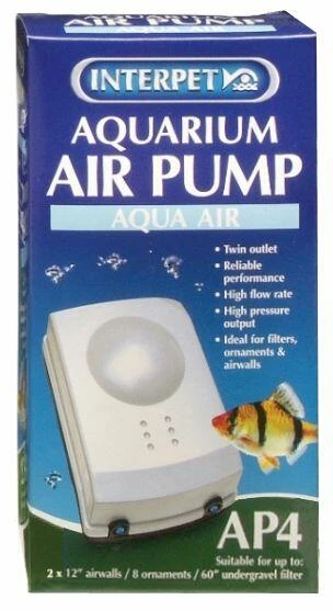 Interpet Aquarium Twin Outlet Air Pump AP4 - Image 2