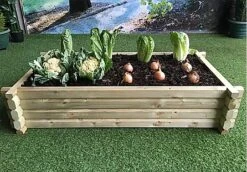 Norlog Raised Rectangular Bed 36 X 65